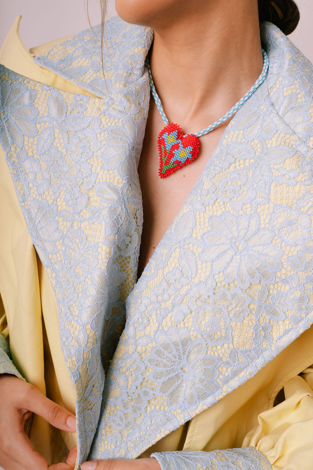 Corazón Jardín Azul