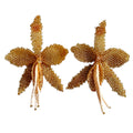 Aretes Orquidea Aurea